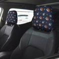 thumbnail image 4 of 2 PCS Car Headrest Cover, Hedgehog And Snail Soft Car Seat Head Rest Cover Protector Interior Car Accessories Seat Covers for Cars Truck Auto Only Covers, 4 of 8