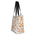 thumbnail image 2 of Kll Tote Bag For Women Retro Floral Butterfly Print Shopping Grocery Reusable Bags For Office School Shopping Travel, 2 of 7
