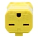 thumbnail image 1 of Conector Python Leviton Amarillo 15A 250V, 1 of 3