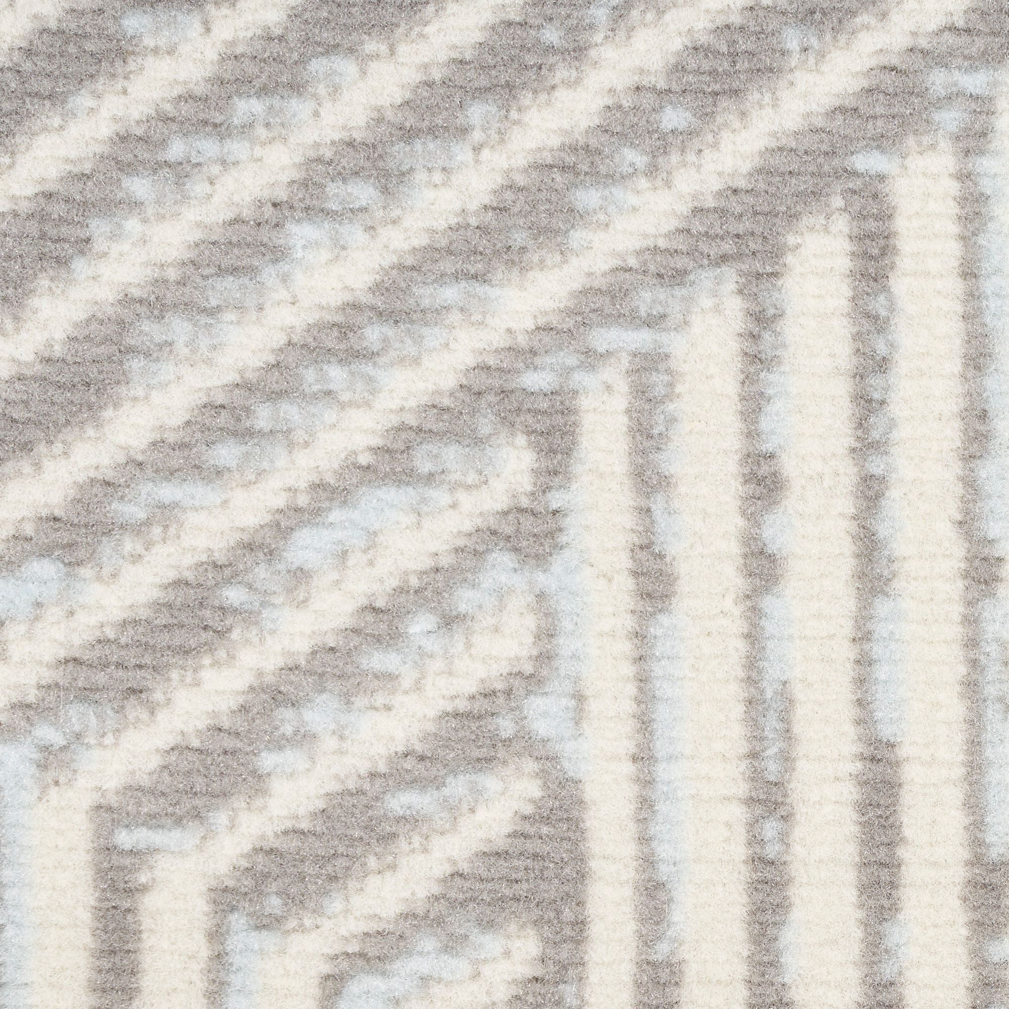 Nourison Grafix 8' x Round Grey Modern Indoor Area Rug
