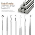 thumbnail image 7 of Casewin 7 In 1 Pimple Blackhead Remover Extractor Tool Kit, Professional Safe Treatment for Zit Popper White Head Acne Blemish Comedone Removing For Nose Face Skin, 7 of 7