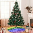 thumbnail image 7 of Picia Colorful Tie Dye Print Christmas Tree Skirt , Christmas Tree Skirt Ornaments for Merry Christmas Holiday Party Decorations Indoor Outdoor-48", 7 of 7