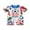 White, variant on Newborn Baby Boy Girl My First Soccer Season Outfit Cute Infant Baby Football Outfit Summer Romper Clothes Short Sleeve Soccer Theme Contrast Color Jumpsuit Shorts