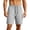 Gray, variant on asjyhkr Athletic Shorts for Men Stretchy Workout Drawstring Running Lightweight Stretchy Relaxed Basketball Shorts(X-Large,White)