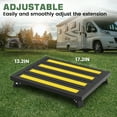 thumbnail image 6 of DEPSUNNY Adjustable Aluminum RV Step Stool with Foldable Legs, 3-Level Height Adjustment, Non-Slip Surface, 1000 lb Capacity, Lightweight & Portable Design, 6 of 7