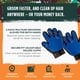 thumbnail image 2 of Guantes de Aseo para Mascotas Paquete de 2 Guantes de Aseo para Perros y Guantes de Aseo para Gatos, con Cierres de Velcro Ajustables Guantes de Aseo para Mascotas Azules ER, 2 of 5