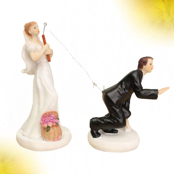 OUNONA  Couples Aisle Fashionable Wedding Decorations Bride and Groom