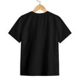 thumbnail image 4 of Wxirdiow Kids Clothing Kids Short Sleeve Tees Toddler Crewneck T-Shirts Boys Girls Tops Black Size,3-4 Years, 4 of 5