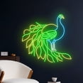 thumbnail image 2 of Handmadetneonsign Peacock Neon Light, Peacock Led Light, Peacock Led Sign, Home Decor, 2 of 5