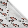 thumbnail image 5 of Ambesonne Cars Grommet Curtain, Formula Race Rally Win, 50" x 72", Scarlet Black White, 5 of 6