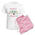 thumbnail image 6 of CafePress - Happy Camper T Shirt Pajamas - Women's Short Sleeve Print T-Shirt and Pants Light Cotton Pajama Set, 6 of 7