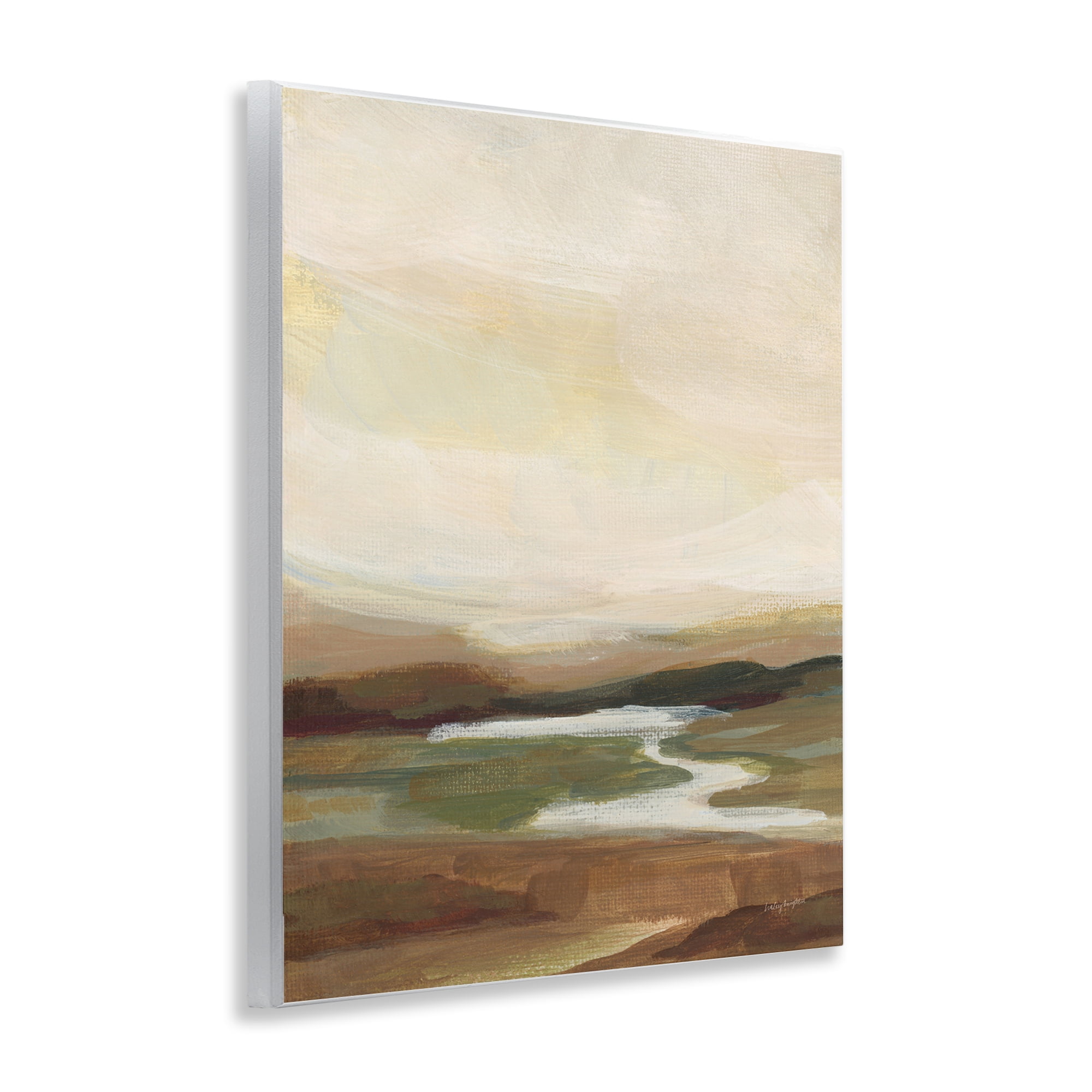 Stupell Industries Chestnut Springs River Landscape Painting Unframed Art Print Wall Art, 11 x 14