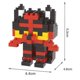 thumbnail image 2 of Microfiguras 3D de rompecabezas con bloques de construcción Pokemon Litten, 2 of 2