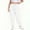 White, variant on Hxshgdsn Plus Size Cargo Pants For Women Elastic High Waist With Drawstring Joggers Multi Pockets Cuffs Sweatpants White Xl