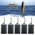 thumbnail image 2 of 5Pcs/set Fishing Tackle Cage Feeder Basket Lures Feeder Cage Fish Baits Cage, 2 of 10