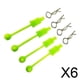 thumbnail image 1 of 6x4 Uds RC Cuerpo Shell Clips Pines Para 1/10 ARRMA Coche Accesorios De Bricolaje Verde, 1 of 4