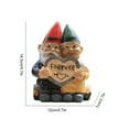 thumbnail image 2 of Estatua de gnomo para interior y exterior, figura coleccionable de gnomo, pareja enamorada, 2 of 7