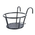 thumbnail image 4 of POINTERTECK Holder Planter Railing Balcony Hangingflower Pot Metal Stand Pots Fence Flowerpot Planters Over Potted Rail Deck Rack, 4 of 6