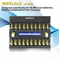 thumbnail image 2 of Cargador de baterías MIEKLALE 20+2 bahías AA AAA NiMH NiCd y 9V, 2 of 8
