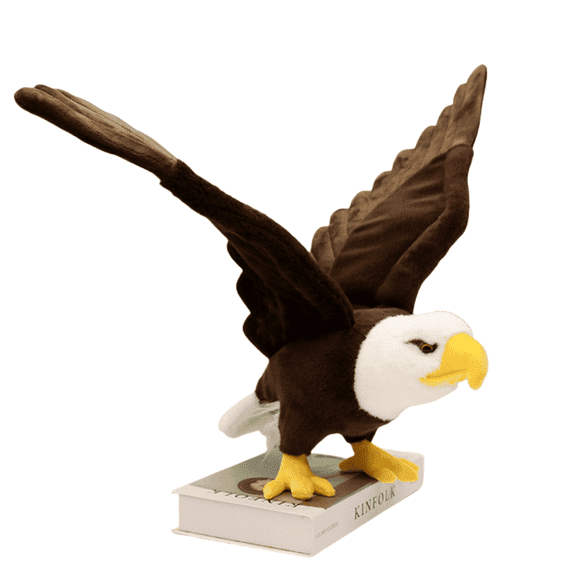 Realistic Eagle Plush Toy 23.6 Inches, Super Soft Stuffed Animal, Suitable for Friends Bird Enthusiasts