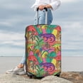 thumbnail image 4 of Uemuo Colorful Dinosaur Printed Washable Luggage Cover - Fashion Suitcase Protector Fits 18-32 Inch Luggage -Small, 4 of 9