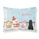 thumbnail image 1 of Caroline'S Treasures Christmas Carolers Merry Bouvier Des Flandres Funda De Almohada Estándar De Tela Bb2405Pillowcase, 1 of 1