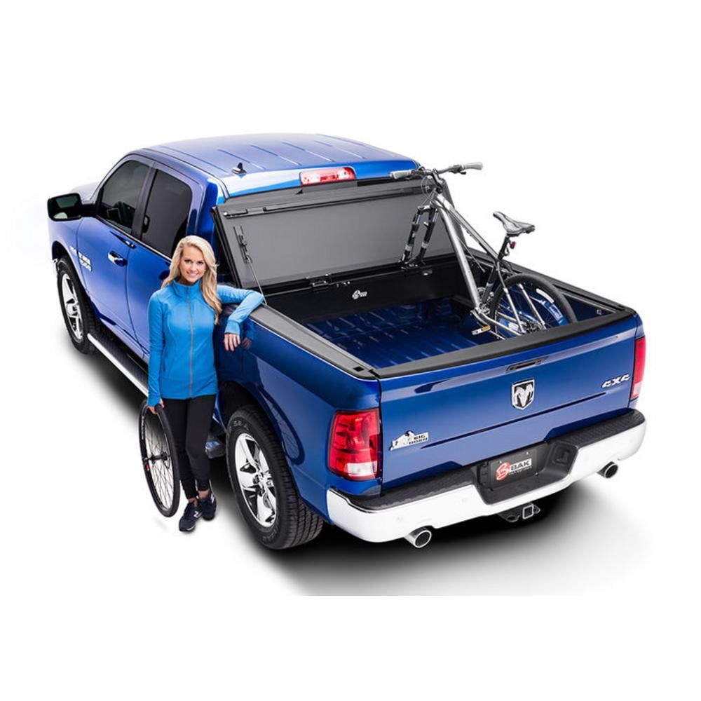 BAK BAKFlip MX4 Hard Folding Truck Bed Tonneau Cover | 448130 | Fits 2019 - 2021 Chevy/GMC 2021 Gmc Sierra Carbon Pro Bed Cover