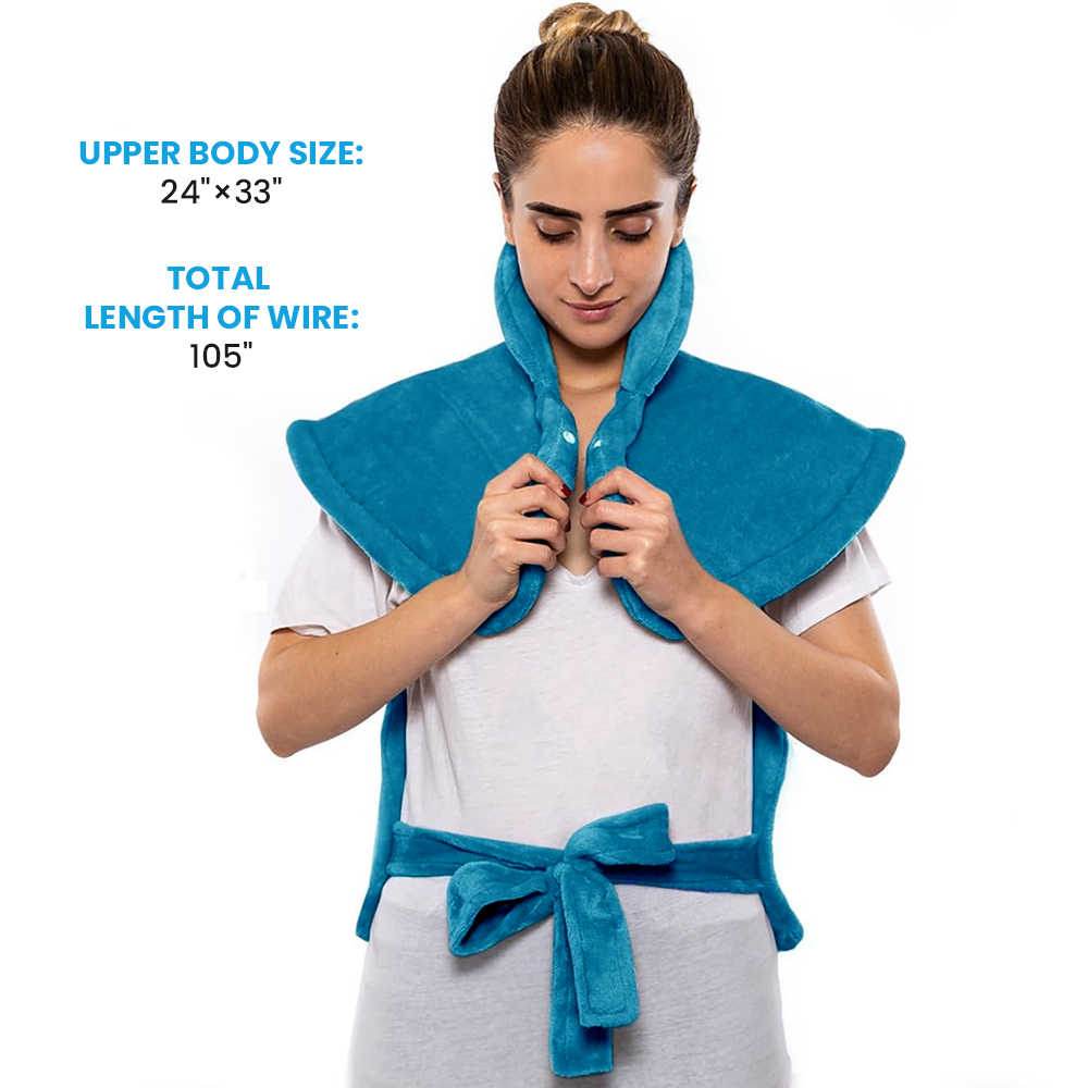 Kibhous Large Heating Pad for Back, Neck and Shoulders photo 8