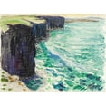 thumbnail image 2 of Maxime Maufra 24x19 Gold Ornate Framed and Double Matted Museum Art Print Titled - The Cliff (circa 1890-1895), 2 of 4