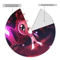 thumbnail image 4 of Lsque The Binding of Isaac Print Christmas Tree Skirt, Tree Skirt with Ties or Velcro, Perfect for Holiday Decorations, Halloween, and New Year-30", 4 of 7