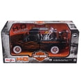 thumbnail image 3 of 1999 Ford F-350 Super Duty Pickup 1/27 Black with Flames & 2002 FLSTB Night Train Harley Davidson 1/24 by Maisto, 3 of 3