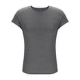 thumbnail image 6 of Taqqpue Summer Tops for Women Short Sleeve Crew Neck Casual T Shirts Solid Color Trendy Fashion Shirts Loose fit Beach Vacation Outfits, 6 of 6
