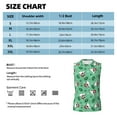 thumbnail image 5 of Lsque Christmas French Bulldog Print Men's Cotton Blend Sleeveless Muscle Shirts (S-3XL)- Moisture Wicking, Odor Protection, UPF 30+,XX-Large, 5 of 8