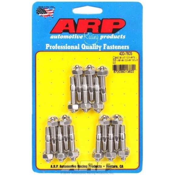 Arp S/S Valve Cover Stud Kit 6pt. (16)
