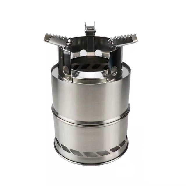 Hornillo de camping Bump End Estufas de leña desmontables para picnic portátil