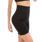 SAYFUT Womens Shapewear Tummy Control Shorts Brilliance High-Waist Panty Mid-Thigh Body Shaper Butt Lifter Bodysuit