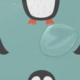 thumbnail image 4 of Coolnut Lovely Penguins Bath Shower Curtain Liners 72"x72", 100% Polyester Waterproof with C-Shaped Curtain Hook Modern Bathroom Decoration 1 Panel, 4 of 5