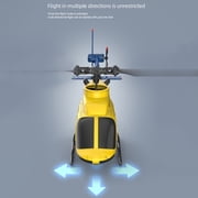 RC ERA A60 Single Rotor RC Helicopter, 1:42 Scale 6CH Remote Control Helicopter with Altitude Hold, One-Key Takeoff/Landing & Low Voltage Protection, 2.4GHz RC Aircraft Model - 1 battery