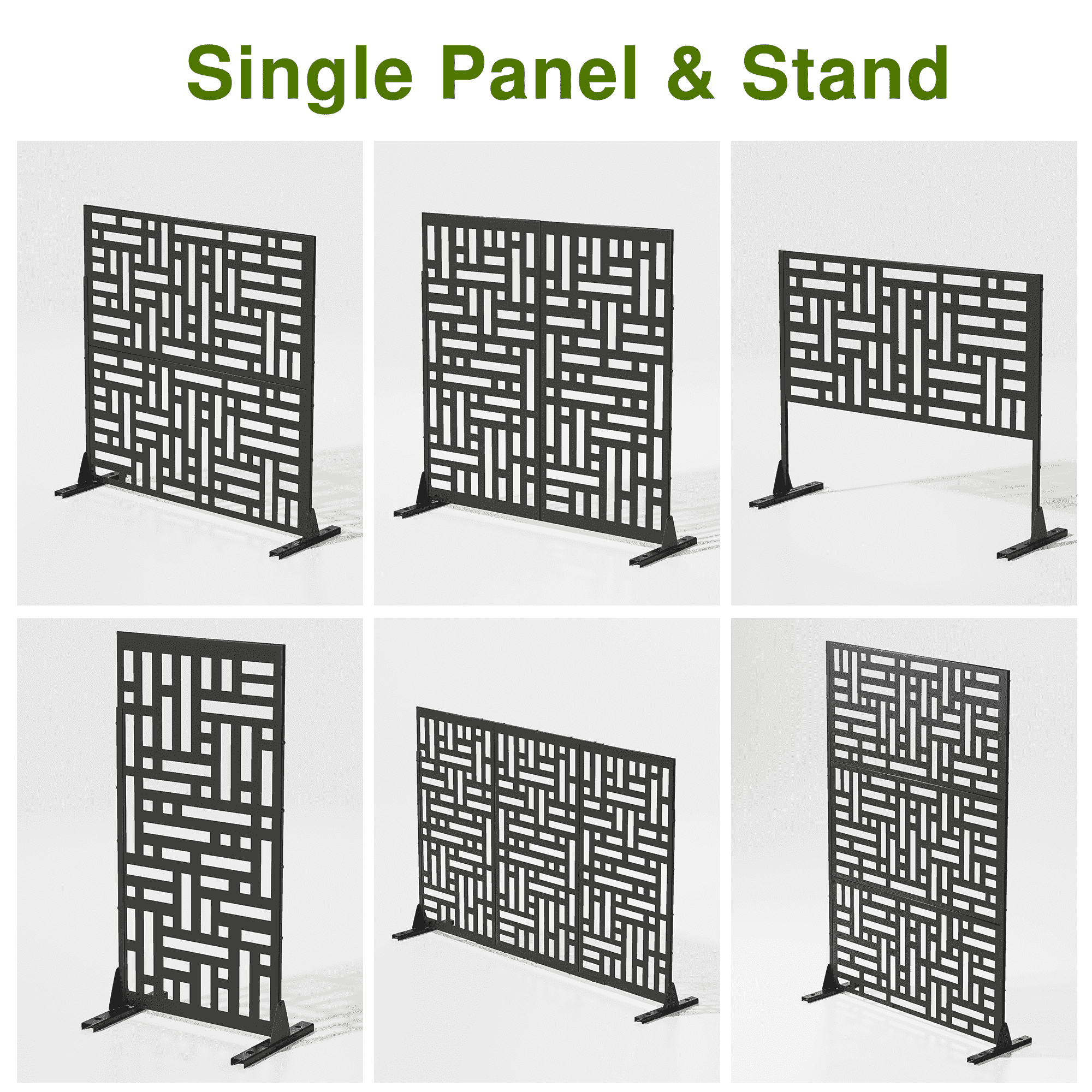 MAYEERTY Tall Extra Wide Extra Wide Privacy Screen, Folding Privacy Screens with Diamond Double-Weave Room dividers and Freestanding Room Dividers Privacy Screens
