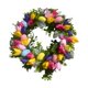 thumbnail image 2 of Guirnalda de huevos de Pascua, decoraciones para puerta de entrada de Pascua, coronas artificiales de Pascua, guirnalda de hojas artificiales p, 2 of 7