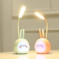 thumbnail image 2 of Lámpara de escritorio LED portátil, luz plegable, bonita lámpara de escritorio de dibujos animados, luz LED de lectura con recarga USB, luz nocturna colorida protectora para los ojos Tan Jianjun unisex, 2 of 2