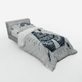 thumbnail image 2 of Ambesonne Adventure Bedding Set 3 Pcs, Teepee with Arrows, Twin, Dark Petrol Blue White, 2 of 2