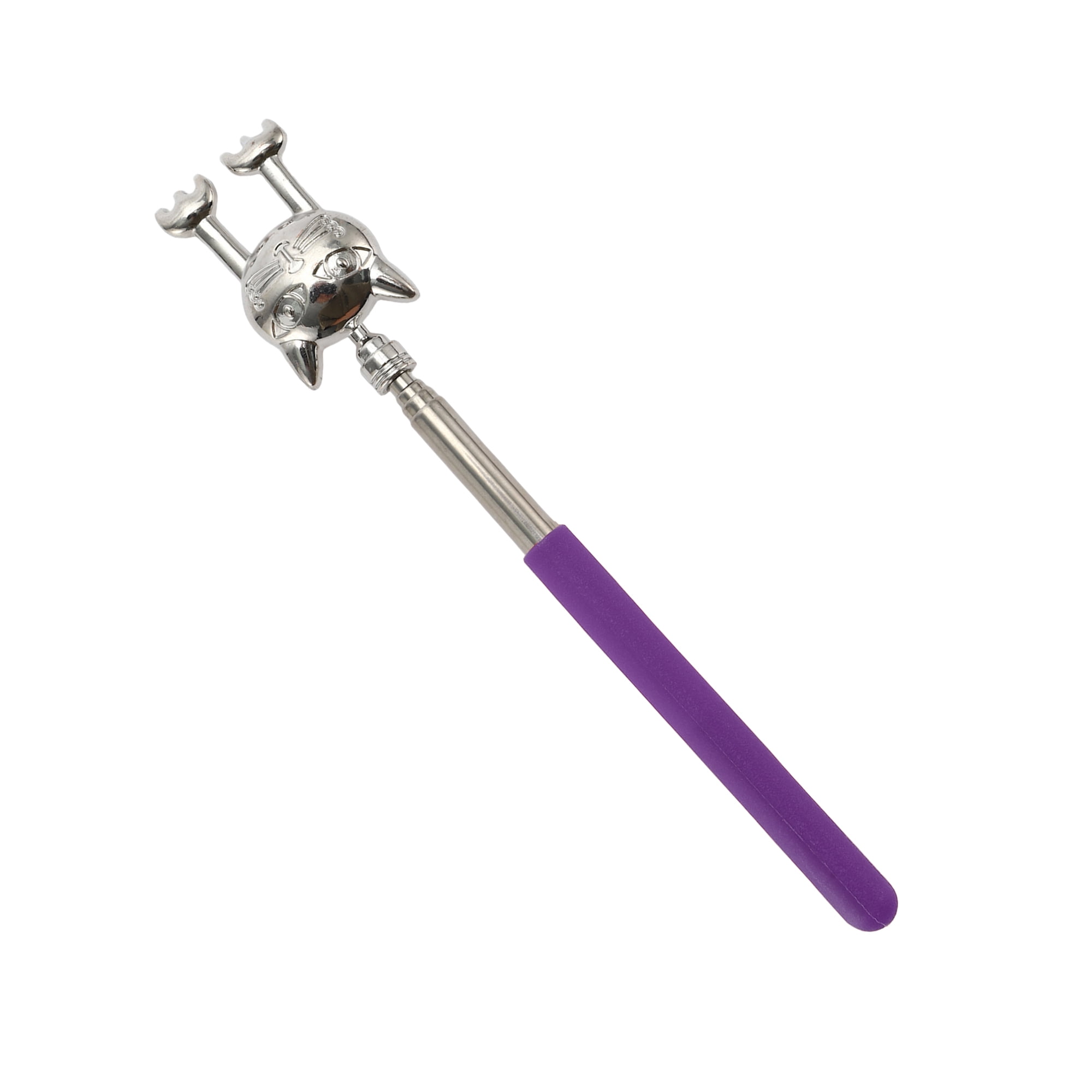 Unique Bargains 1 Pc Telescopic Back Scratcher for Bathroom Business Travel Hotel Purple