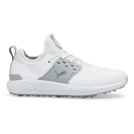 NEW Puma Mens Ignite Articulate Golf Shoes White / Silver / High Rise Sz 7 W