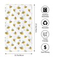 thumbnail image 2 of Fuzoiu Bee Print Bathroom Hand Towel,Premium Microfiber Towel 27.5x16in,Soft Towel for Home Hotel Gym Laundry Room Bathroom, 2 of 6