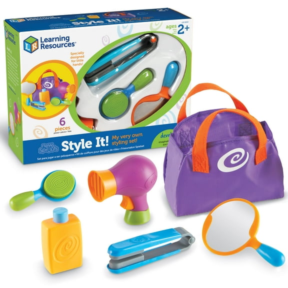 Learning Resources New Sprouts Style It! My Very Own Styling Set, Imaginative Play, Ages 2 
