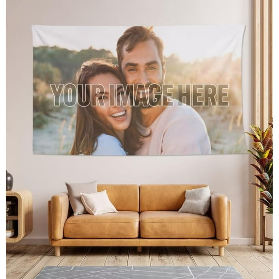 AISENIN Personalized Custom Tapestry Made in USA a Unique Wall Hanging Backdrop Perfect for Home Living Room Decor Bedroom Wall Art 60*80iinch
