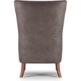 thumbnail image 6 of Pemberly Row Modern / Contemporary Wingback Chair Espresso Brown, 6 of 6