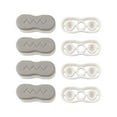 thumbnail image 3 of 4Pcs Bidet Height-increasing Pads Toilet Seat Risers Toilet Lid Bumpers, 3 of 7