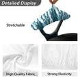thumbnail image 4 of SCRAWLGOD Blue Camouflage Stretchable Office Chair Arm Covers Comfortable Arm Covers Protectors for Computer Chair Removable Anti-Dust Armrest Protector, 4 PCS, 4 of 6
